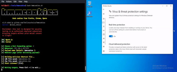 使用文件快捷方式（绕过保护）从Firefox/Chrome/Opera抓取Cookie：hmmcookies-小林博客