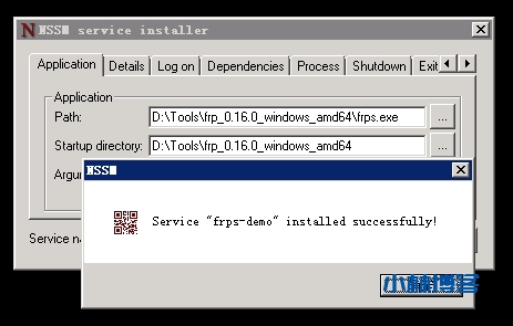 Windows通过nssm将frp(任意程序)配置成服务 Windows通过nssm将frp(任意程序)配置成服务