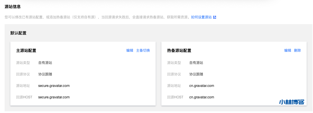 利用腾讯云CDN反代Gravatar镜像实现自建头像加速-小林博客