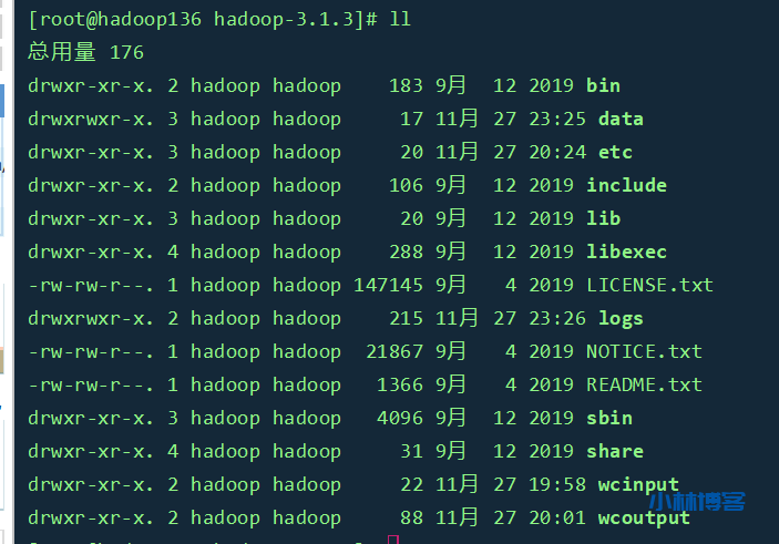【Cloud Computing】Hadoop环境安装、基本命令及MapReduce字数统计程序 【Cloud Computing】Hadoop环境安装、基本命令及MapReduce字数统计程序