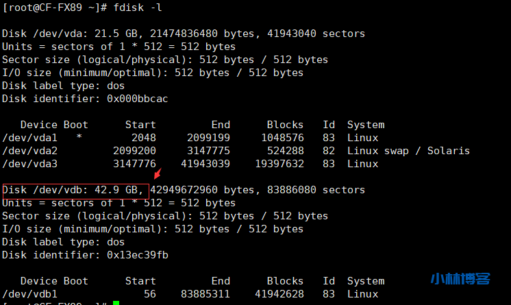 Linux挂载空闲磁盘(查看、分区、格式化、挂载) Linux挂载空闲磁盘(查看、分区、格式化、挂载)