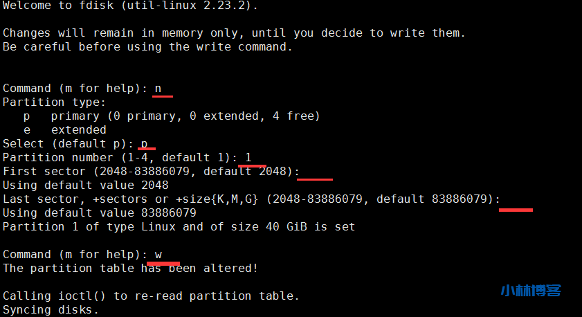 Linux挂载空闲磁盘(查看、分区、格式化、挂载) Linux挂载空闲磁盘(查看、分区、格式化、挂载)