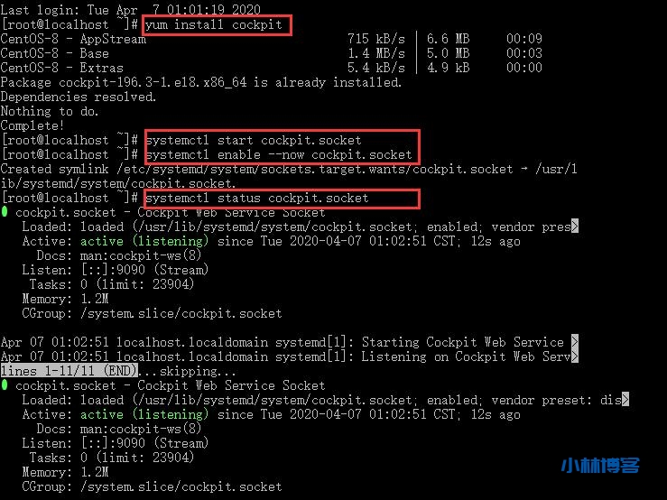 Hyper-V虚拟机安装CentOS8 boot版本和Cockpit Web控制台教程 Hyper-V虚拟机安装CentOS8 boot版本和Cockpit Web控制台教程