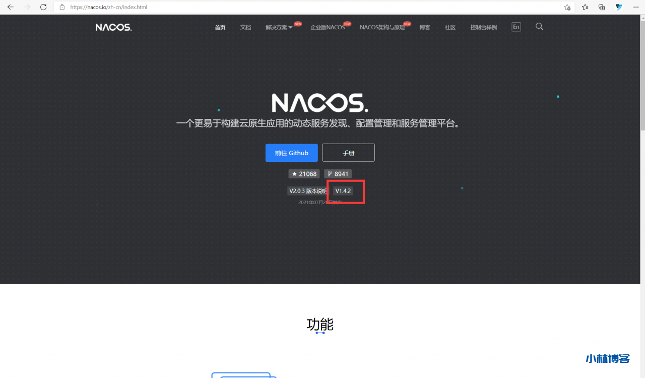 Linux安装nacos教程-小林博客