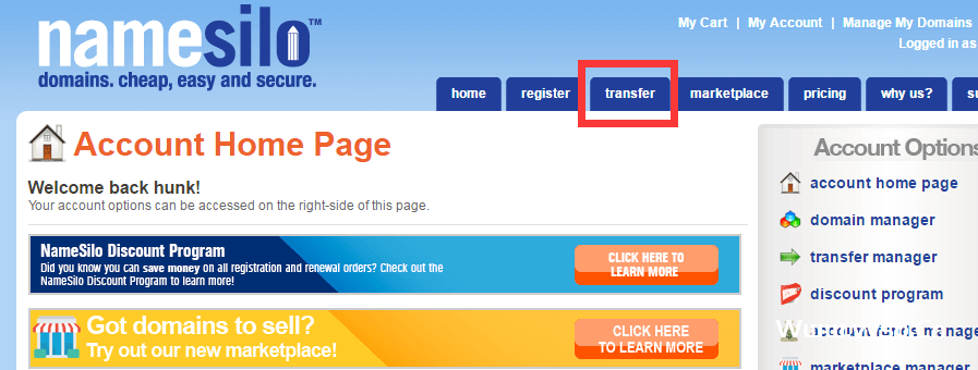万网域名转出到namesilo流程 万网域名转出到namesilo流程