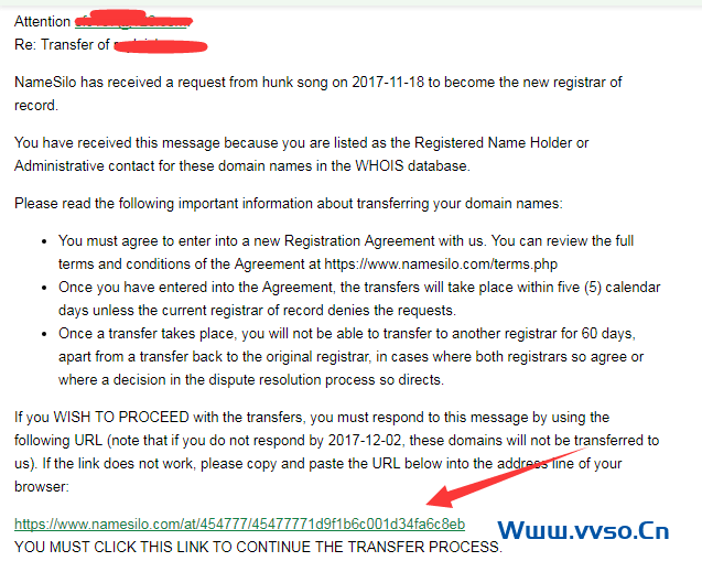 万网域名转出到namesilo流程 万网域名转出到namesilo流程