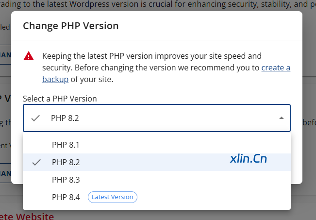 WordPress升级PHP版本详细教程 WordPress升级PHP版本详细教程
