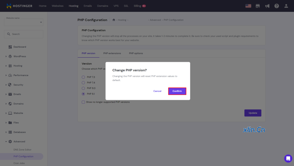 WordPress升级PHP版本详细教程 WordPress升级PHP版本详细教程