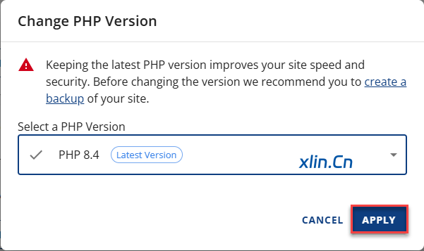 WordPress升级PHP版本详细教程 WordPress升级PHP版本详细教程